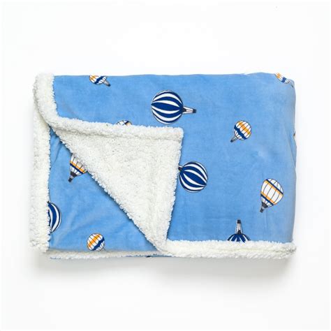 Hot Air Balloon Sherpa Blanket – KIDZOLOGY.COM