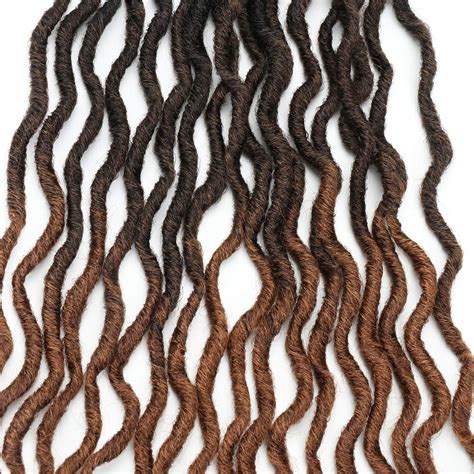 Buy Eliza 8 Packs Tricolour Curly Goddess Faux Locs Crochet Hair Ombre ...