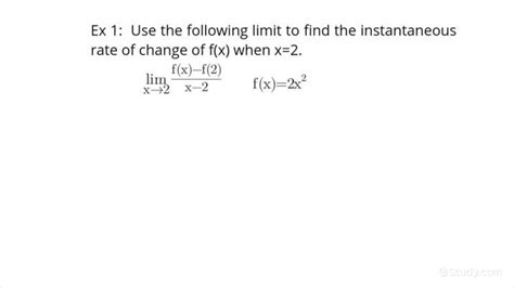 Image result for Instantaneous Rate of Change Example