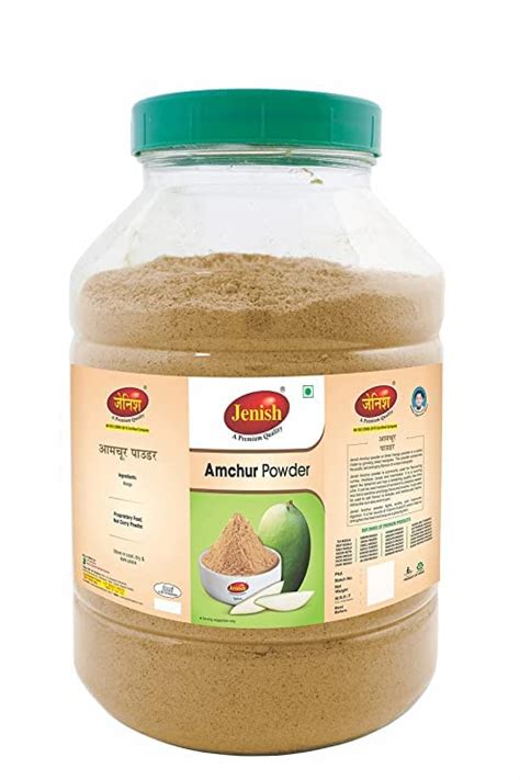 Jenish Amchur Powder Organic Dry Mango Powder for Cooking Pantry, Aam ...