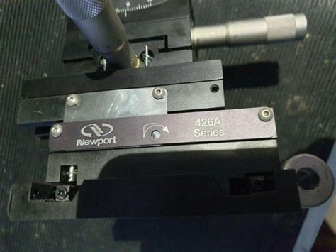 NEWPORT GON65-U Goniometric Stage W/ GON65-L Goniometric Stage W/ 426A ...