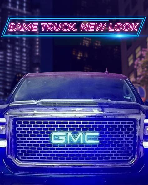 Buy RGB Halo Kits Multicolored LED Logo to fit GMC Front Emblem ...