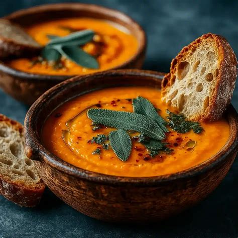 Easy Pumpkin Sage Bisque – 5-Minute Prep, Cozy Comfort Soup