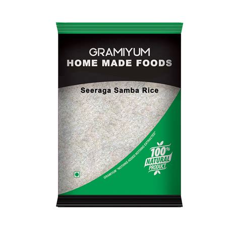 Seeraga Samba Rice – 500 Gms – Gramiyum – Online Store for Cold Pressed ...