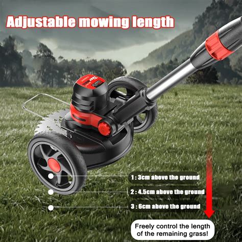 Electric Weed Eater Cordless Grass Trimmer, 120cm-170cm Cordless String ...