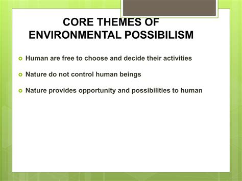 Environmental determinism and possibilism | PPTX
