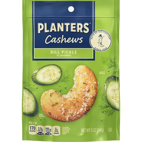 Planters Dill Pickle Cashews 5 oz - Walmart.com