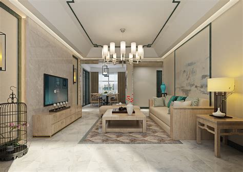 晟世豪庭160平现代轻奢风格案例客厅 - 锡林浩特市城市人家装饰设计工程有限公司