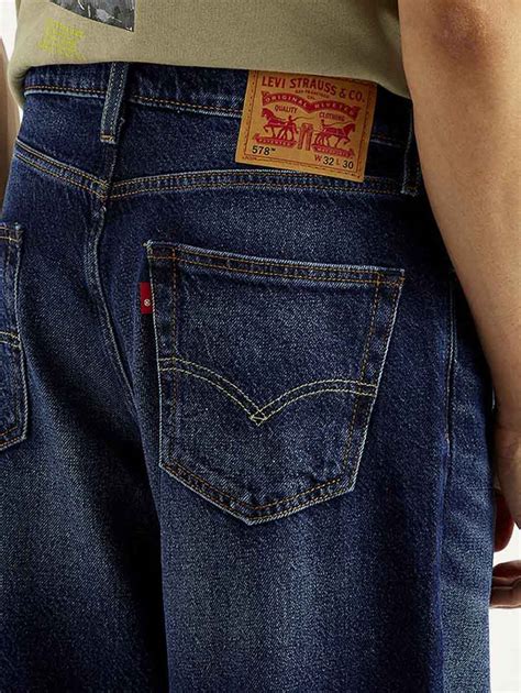 Men's 578 Dark Blue Loose Fit Mid Rise Jeans – Levis India Store