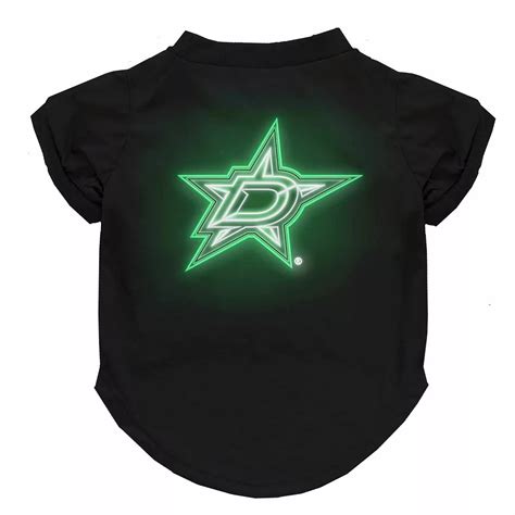 NHL Dallas Stars Neon Pet Tee Shirt