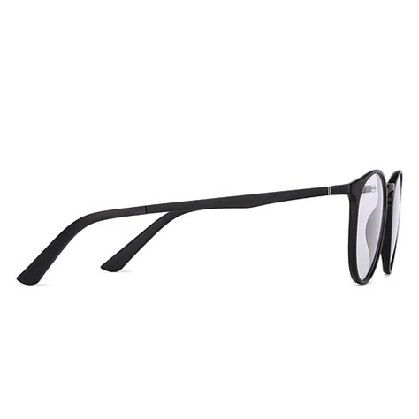 Buy Matte Black Full Rim Round Lenskart Air Clip On LA E11414-C1 ...