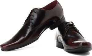 PARK AVENUE Genuine Leather Lace Up Shoes For Men - Buy Burgundy D ...