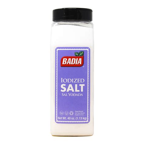 Iodized Salt - 40 oz - Badia Spices