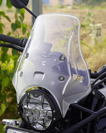 Buy Carbon Racing Wanderer Windshield Online | Motodrift Bangalore