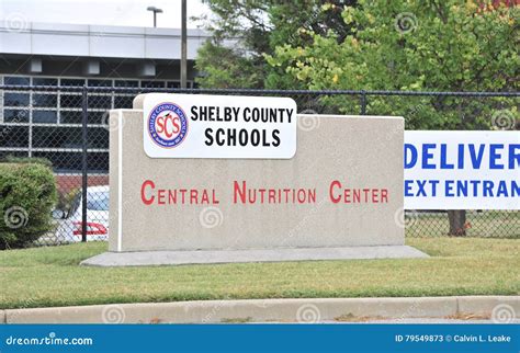 Shelby County Schools Nutrition Center Editorial Stock Photo - Image of consortium, college ...