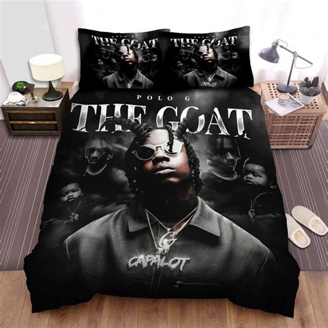 Polo G The Goat Album Cover Bed Sheets Spread Duvet Cover Bedding Sets ...