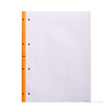 Rhodia Basics Pre-Punched Notepad, Orange - A4+ – Makoba