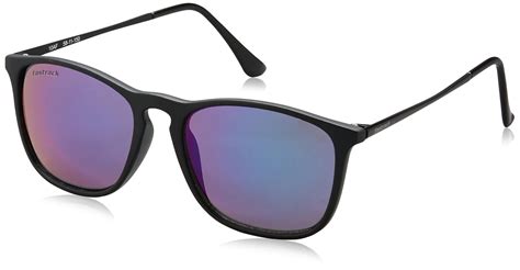 Fastrack Black Square 100% UV protected Sunglasses for Men : Amazon.in ...