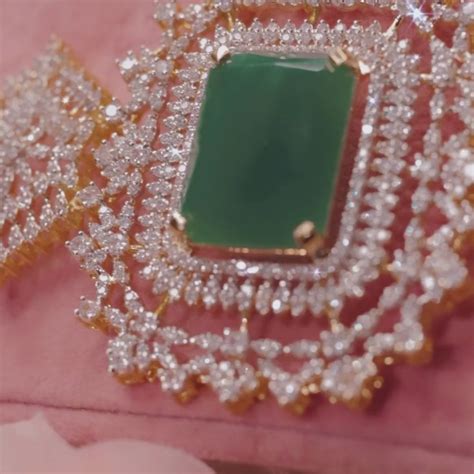 18Kt Gold Coated South Indian Bridal Diamond Look Vaddanam Design ...