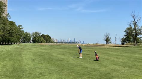 Approach onto 2nd green at South Shore Golf Club. (Kudos to Chicago ...