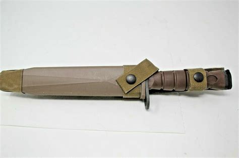 USMC OKC3S Bayonet Fighting Knife and Scabbard Ontario Knife Co Free ...