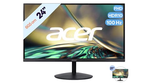 Acer 24” Full HD IPS LED Monitor SB242Y EBI Aanbieding - iBOOD