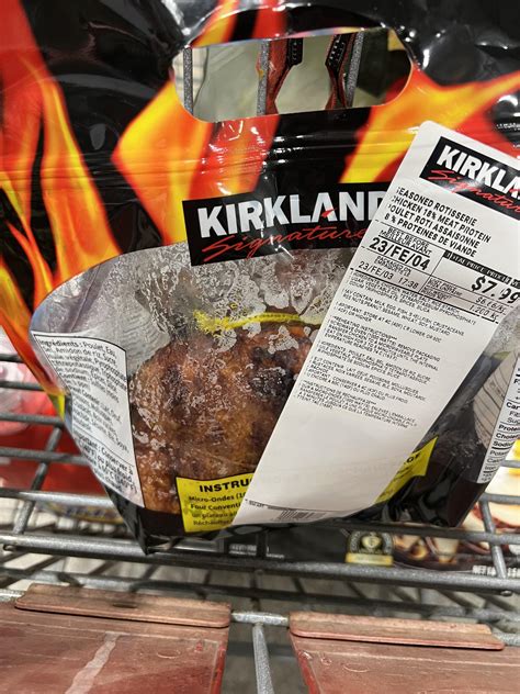 So glad rotisserie chicken is finally in a bag that's way easier to fit ...