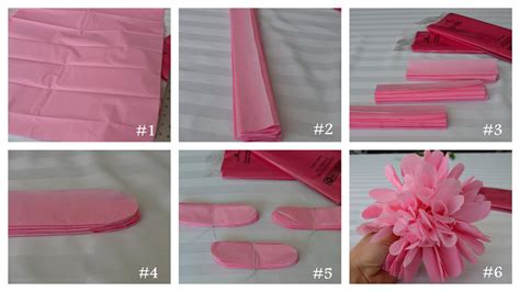 Image result for Tissue Paper Flowers Tutorial