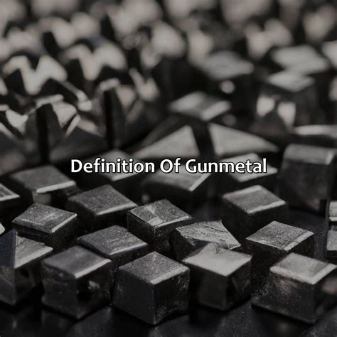 What Color Is Gunmetal - colorscombo.com