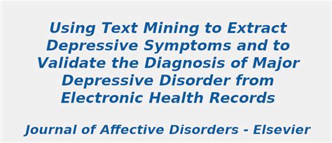 Hottest Research Topic in Using text mining to extract depressive ...