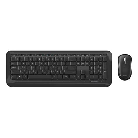 Incase Wireless Desktop 850 Designed by Microsoft Keyboard and Optical Mouse Combo, Black (PY9 ...
