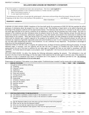 Kentucky Residential Real Estate Sales Disclosure Statement - Fill and ...