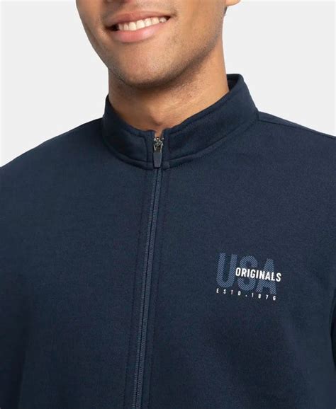 Buy Super Combed Cotton Rich Fleece Jacket with StayWarm Technology ...