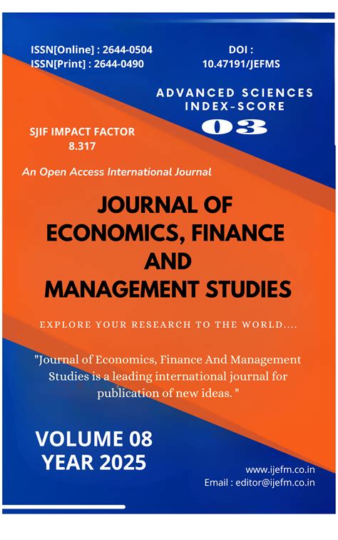 Journal of Economics, Finance And Management Studies