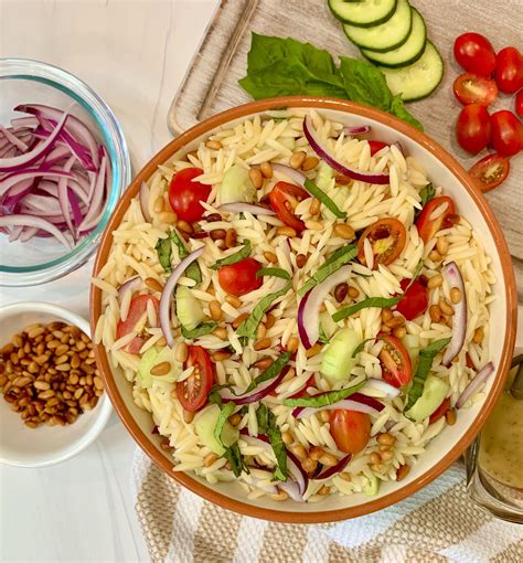 ITALIAN ORZO SALAD - Lemonette Dressings