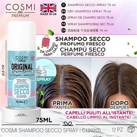 COSMI SHAMPOO SECCO TRAVEL 75 ML FRESH - CleoVenere.com