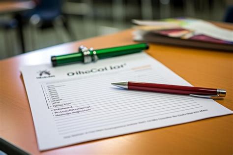 School signin sheet | Premium AI-generated image