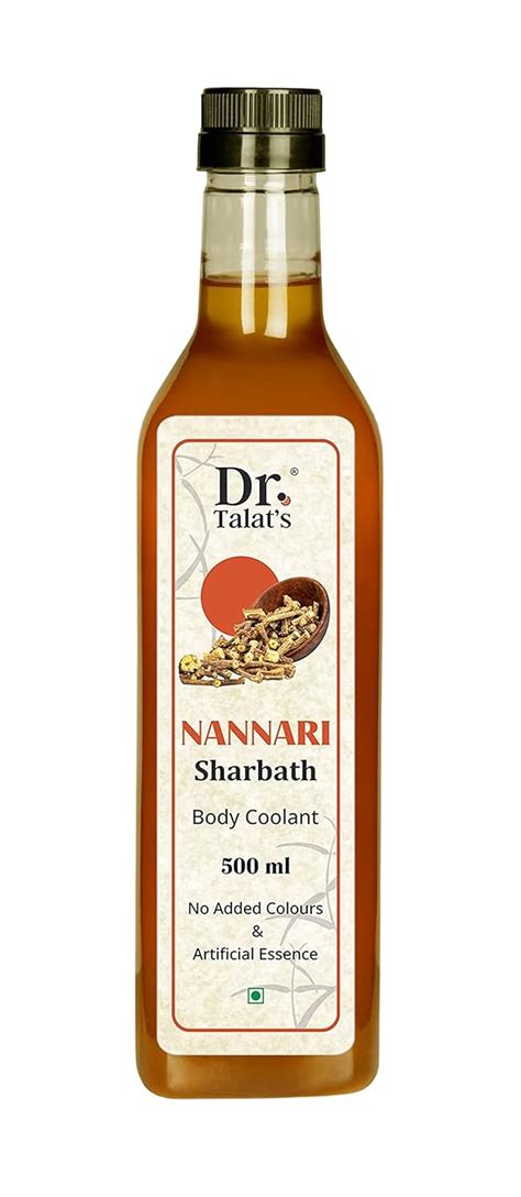 DR. TALAT'S Nannari Sharbath for Natural body coolant and Refreshing ...
