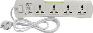 Cona Smyle Cona Smyle Glow Power Strip / Spike Guard 4 Sockets + 1 ...