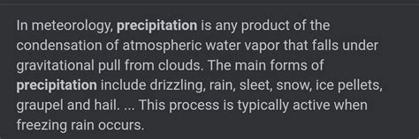 what is precipitation?...Please follow my top most following!! - Brainly.in