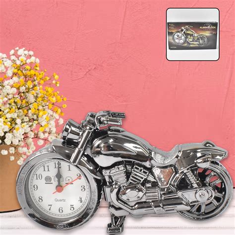 Motorcycle Alarm Clock, Motor Table Clock for Home Decor (1 Pc) – DeoDap