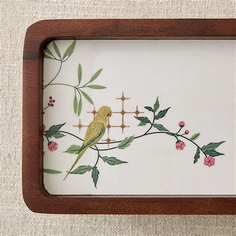 Buy Niko Beacon Mango Wood Printed Serving Platter - 30x13x5cm from ...