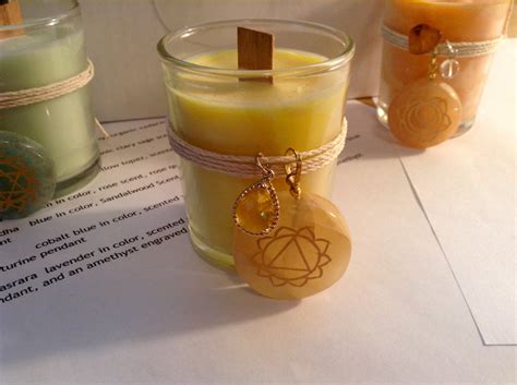 Solar Plexus Chakra Meditation Candle