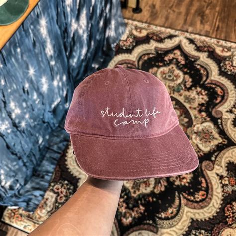 빈티지 볼캡 모자 - Student Life Camp Cap | 후루츠패밀리