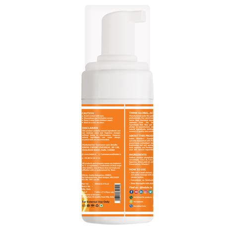 Vitamin C Foaming Face Wash with Aloe Vera for Skin Brightening | Indalo
