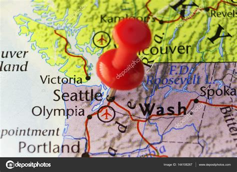 Seattle On US Map 的图像结果