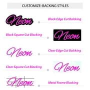 Vacancies LED Neon Sign 10 x 24 - inches, Black | Ubuy India