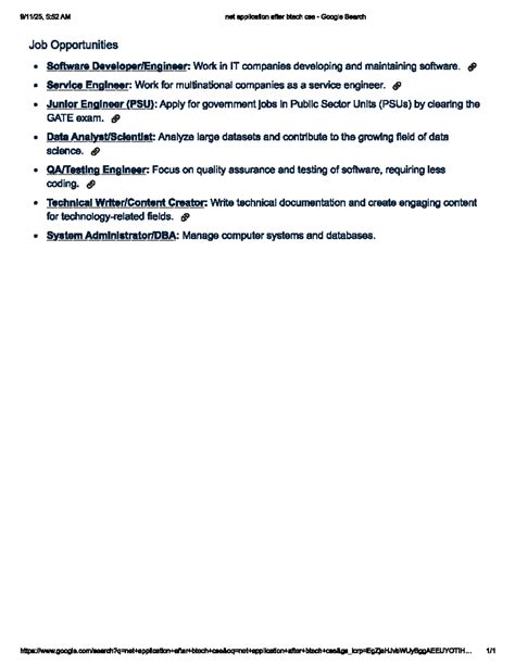 BTech CSE Career Paths: Software Engineering & IT Roles - Studocu