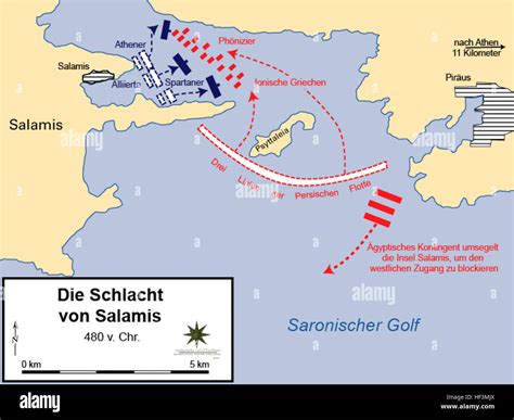 Battle Of Salamis Map 7 Maps Of The Battle Of Salamis Images: PICRYL