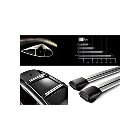 Buy Lockable AeroWingBar Aerodynamic Aluminium Cross Bars Roof Racks ...